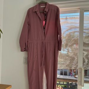 xirena rose long sleeve jumpsuit. size small.